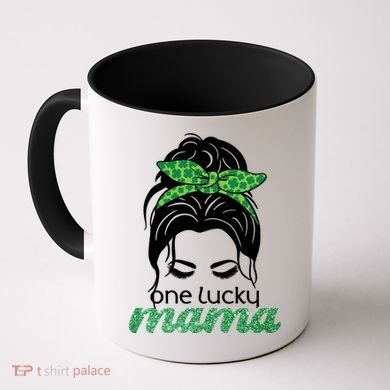 One Lucky Mama St Patricks Day Coffee Mug