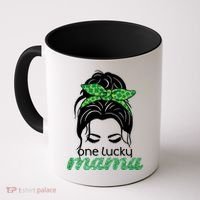 One Lucky Mama St Patricks Day Coffee Mug thumb 0