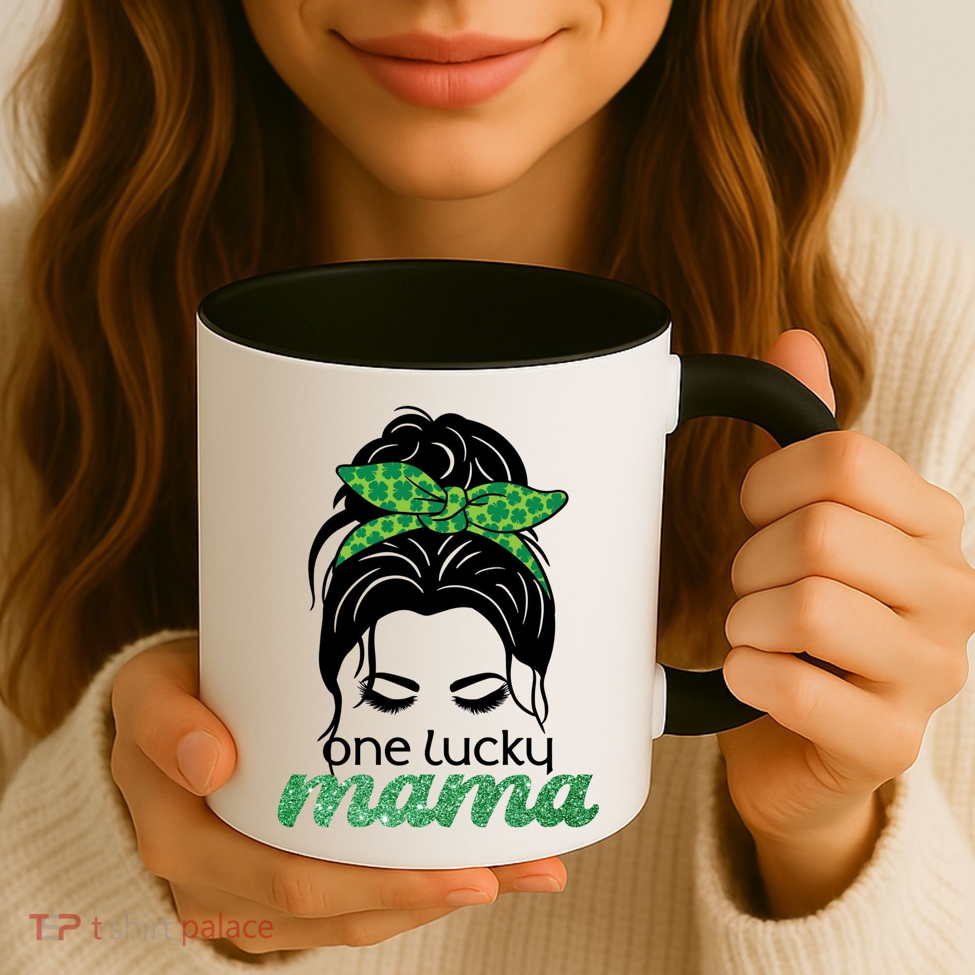 One Lucky Mama St Patricks Day Coffee Mug