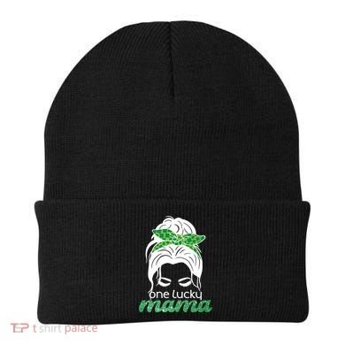 One Lucky Mama St Patricks Day Beanie