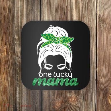 One Lucky Mama St Patricks Day Coaster