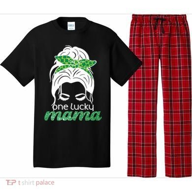 One Lucky Mama St Patricks Day Pajama Set