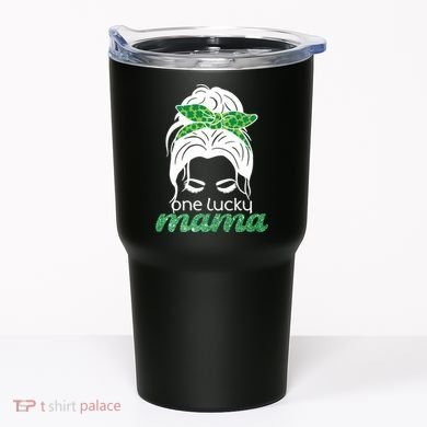 One Lucky Mama St Patricks Day Tumbler