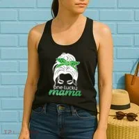 One Lucky Mama St Patricks Day Women's Tank Top thumb 2