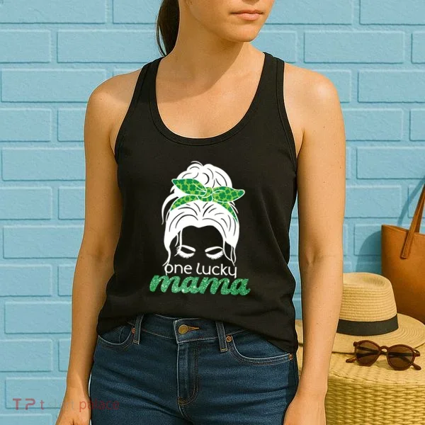 One Lucky Mama St Patricks Day Women's Tank Top