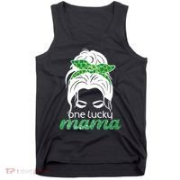 One Lucky Mama St Patricks Day Tank Top thumb 0