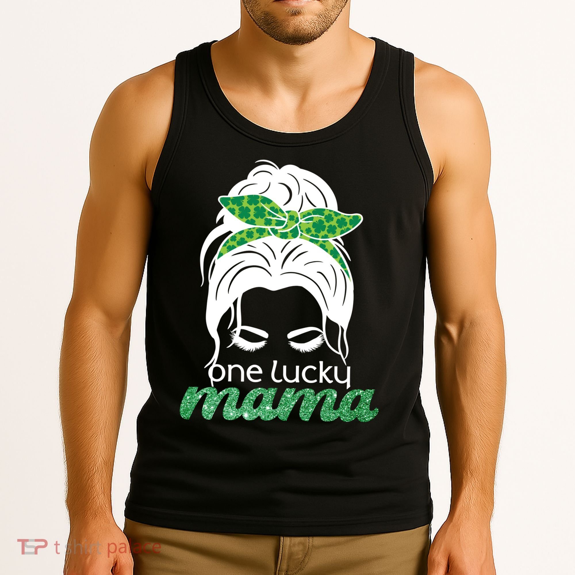 One Lucky Mama St Patricks Day Tank Top