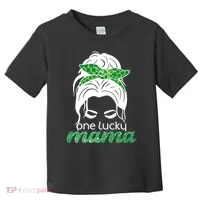 One Lucky Mama St Patricks Day Toddler T-Shirt thumb 0