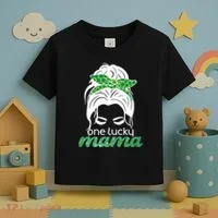 One Lucky Mama St Patricks Day Toddler T-Shirt thumb 3