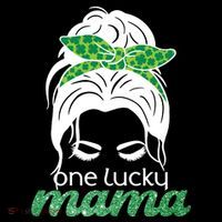 One Lucky Mama St Patricks Day Visor thumb 3