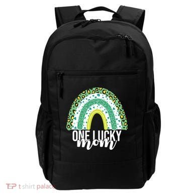 One Lucky Mom Rainbow St Patrick's Day Backpack