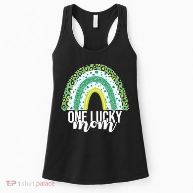 One Lucky Mom Rainbow St Patrick's Day Women's Tank Top