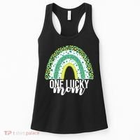 One Lucky Mom Rainbow St Patrick's Day Women's Tank Top thumb 0