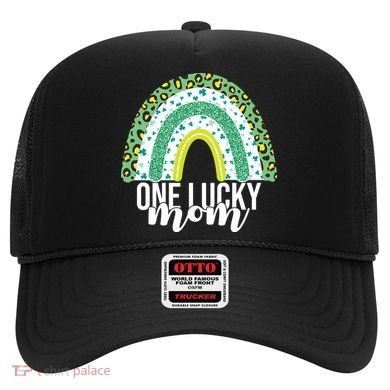 One Lucky Mom Rainbow St Patrick's Day Hat