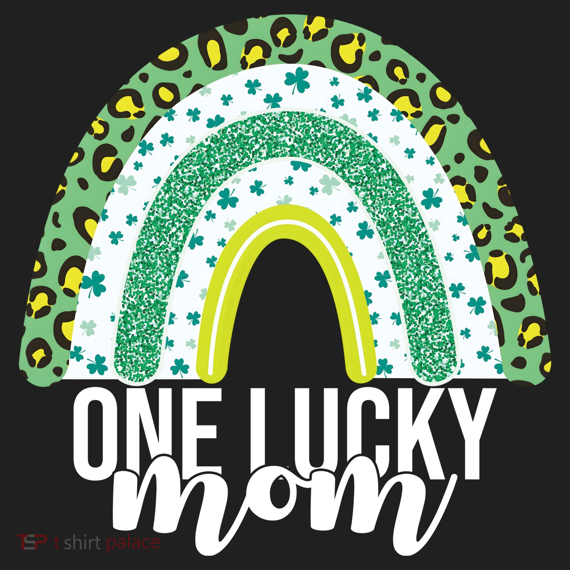One Lucky Mom Rainbow St Patrick's Day Hat