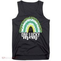 One Lucky Mom Rainbow St Patrick's Day Tank Top thumb 0