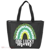 One Lucky Mom Rainbow St Patrick's Day Tote Bag thumb 0