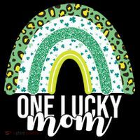 One Lucky Mom Rainbow St Patrick's Day Tote Bag thumb 4