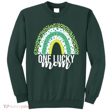 One Lucky Mom Rainbow St Patrick's Day Sweatshirt