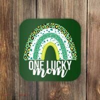 One Lucky Mom Rainbow St Patrick's Day Coaster thumb 0