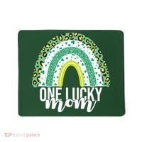 One Lucky Mom Rainbow St Patrick's Day Mousepad thumb 0