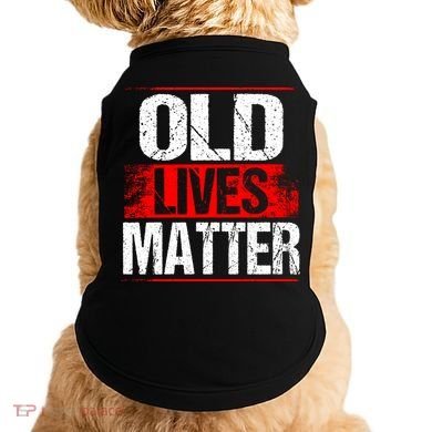 Old Lives Matter Distressed Doggie Tank