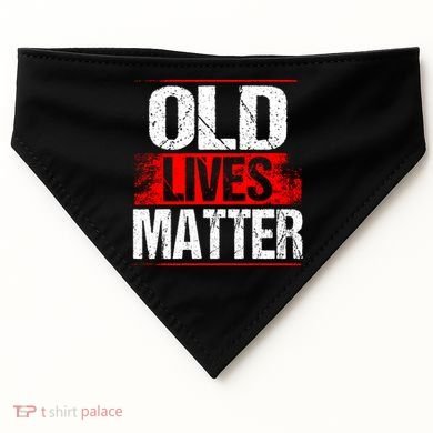 Old Lives Matter Distressed USA-Made Doggie Bandana