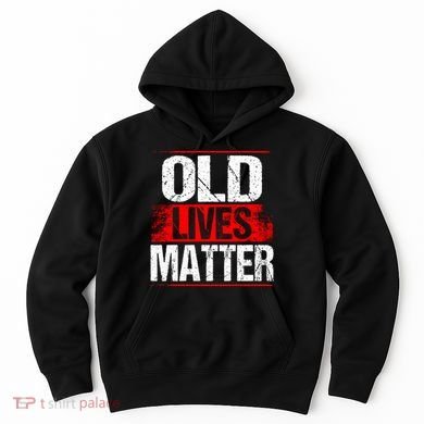 Old Lives Matter Distressed Hoodie