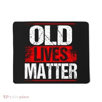 Old Lives Matter Distressed Mousepad