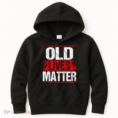 Old Lives Matter Distressed Kids Hoodie