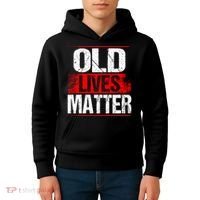 Old Lives Matter Distressed Kids Hoodie thumb 4
