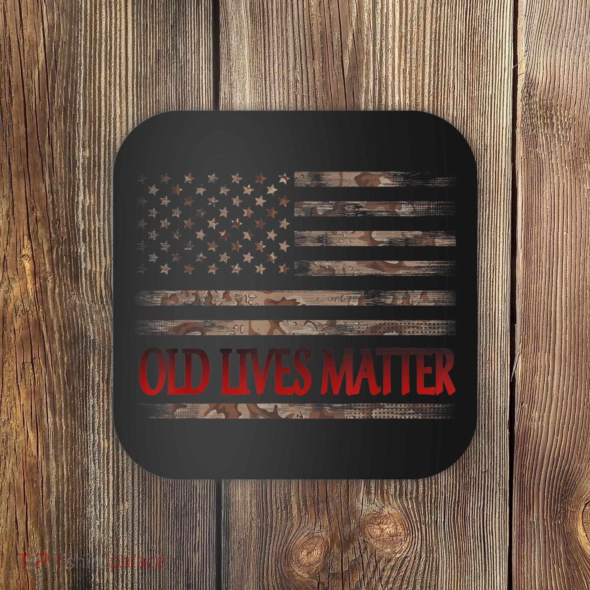 Old Lives Matter 40th 50th 60th 70th Birthday Coaster