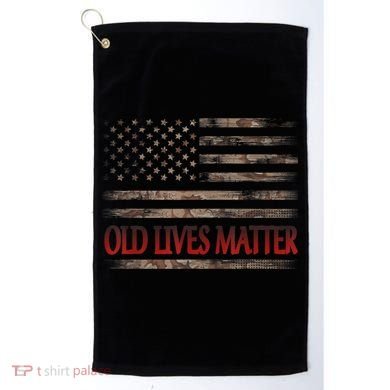 Old Lives Matter 40th 50th 60th 70th Birthday Golf Towel