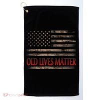 Old Lives Matter 40th 50th 60th 70th Birthday Golf Towel thumb 0