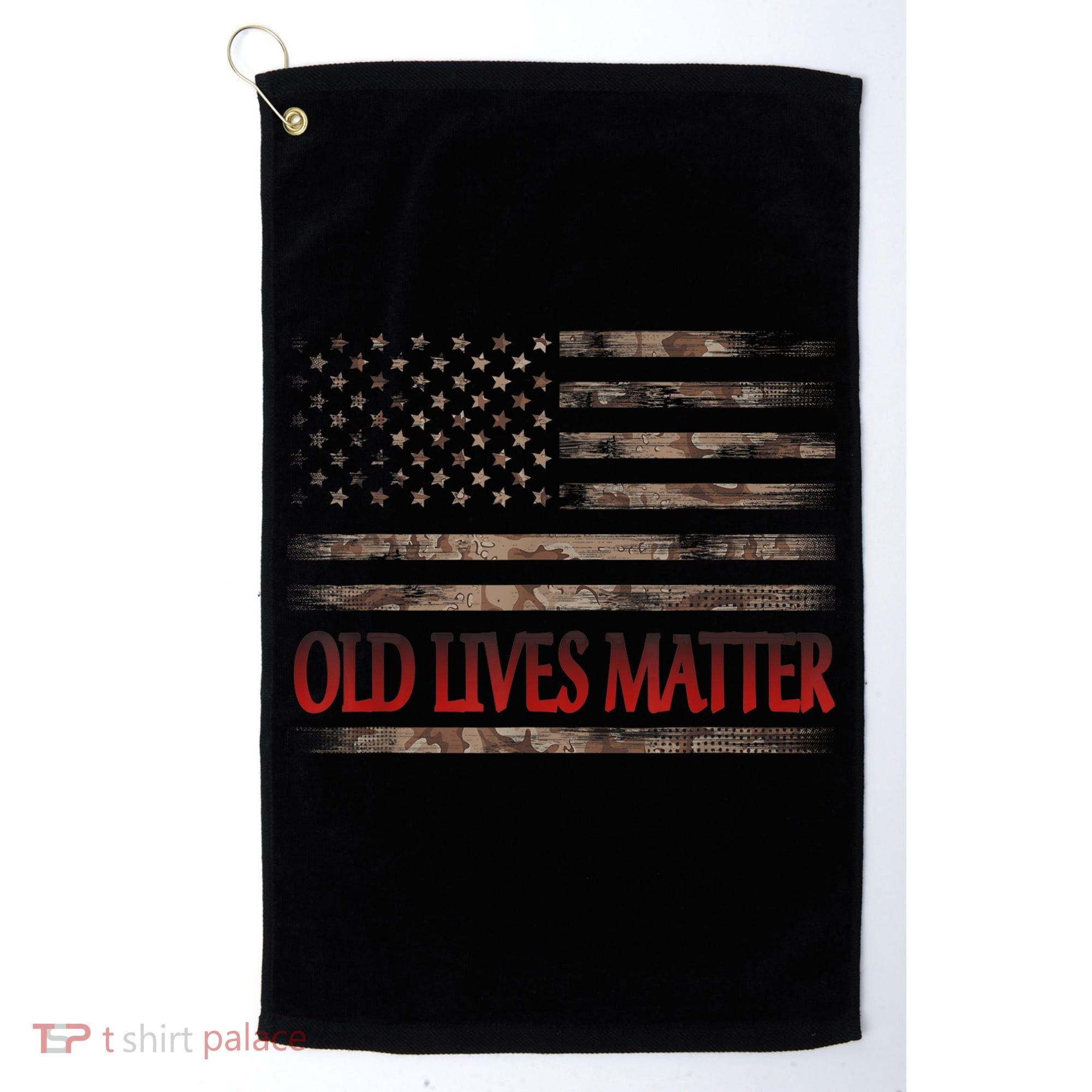 Old Lives Matter 40th 50th 60th 70th Birthday Golf Towel
