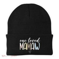 One Loved Mamaw Mothers Day Cute Beanie thumb 0