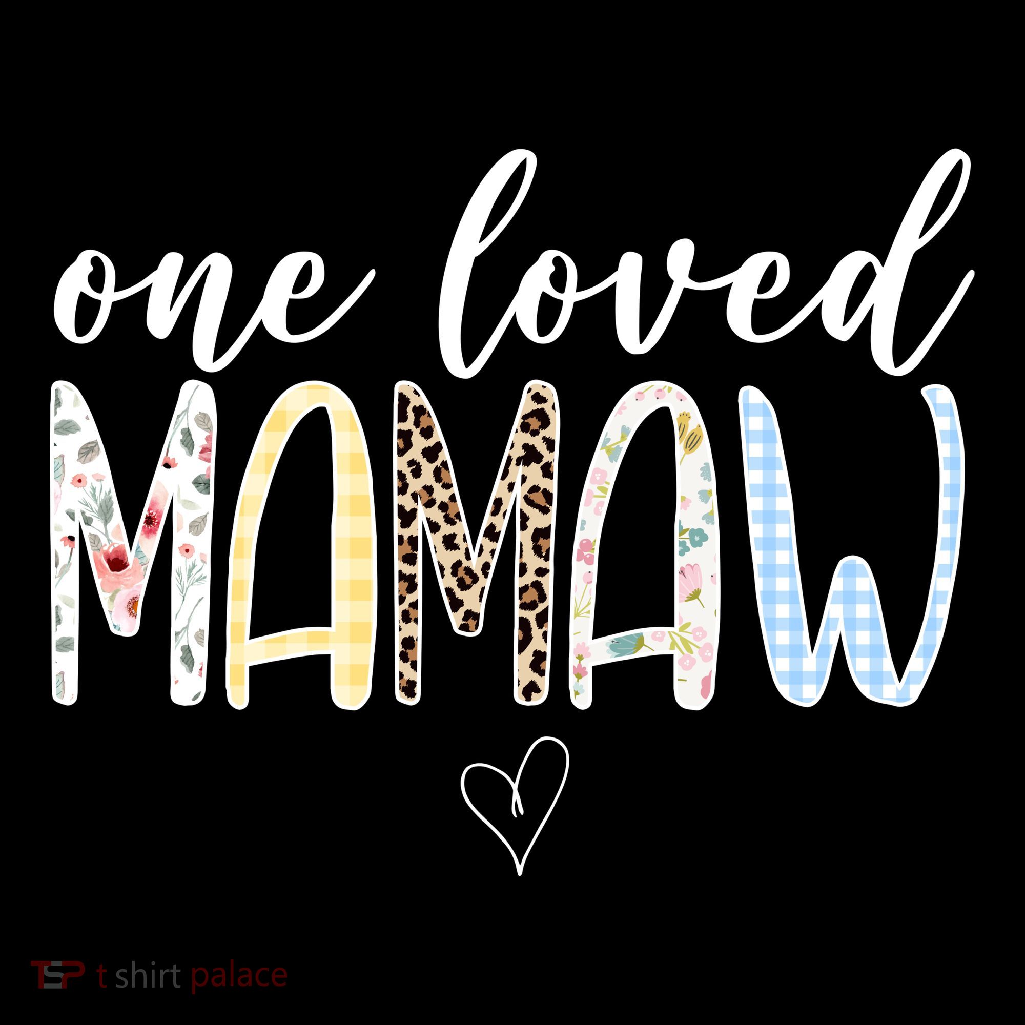 One Loved Mamaw Mothers Day Cute Women's Hoodie