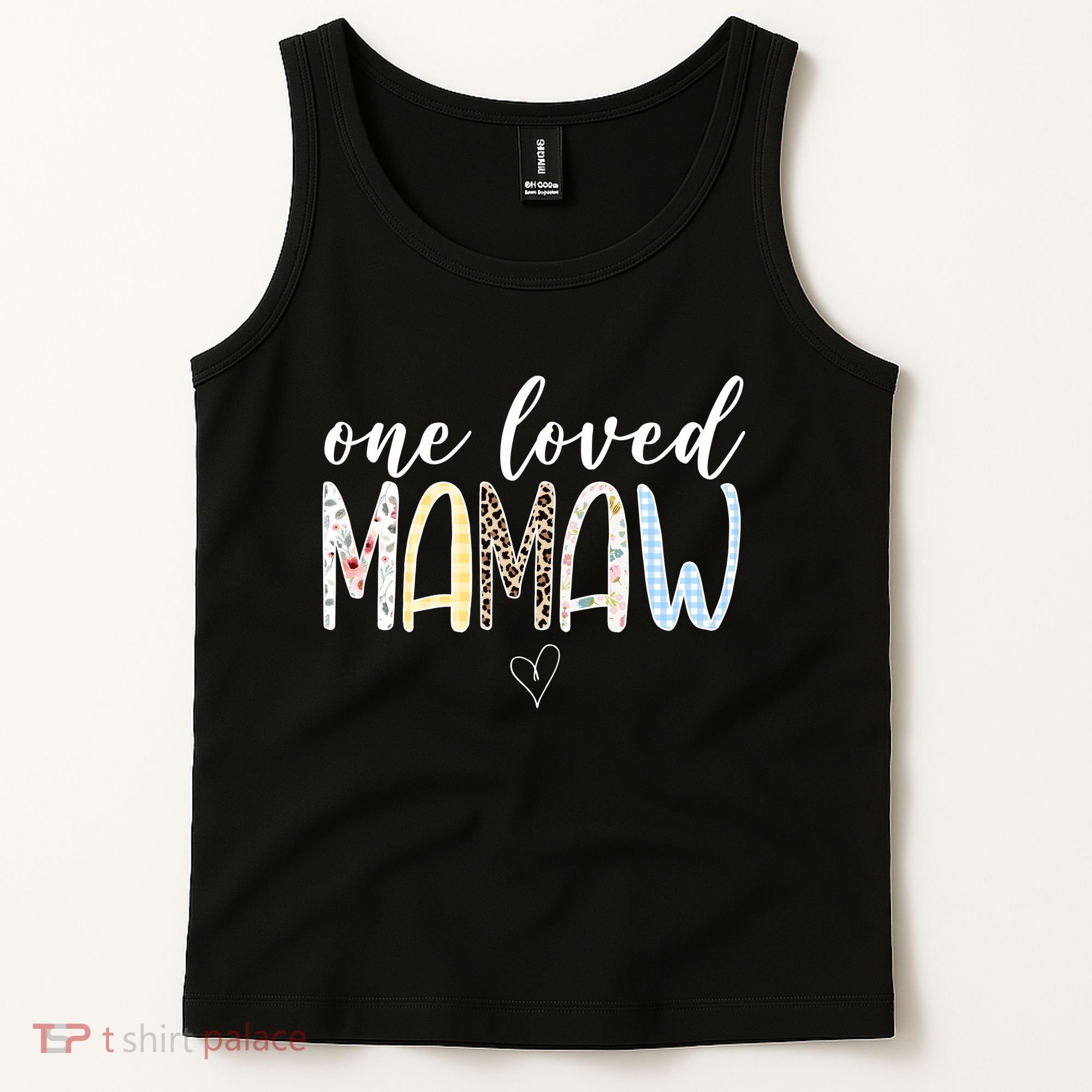 One Loved Mamaw Mothers Day Cute Tank Top