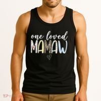 One Loved Mamaw Mothers Day Cute Tank Top thumb 3