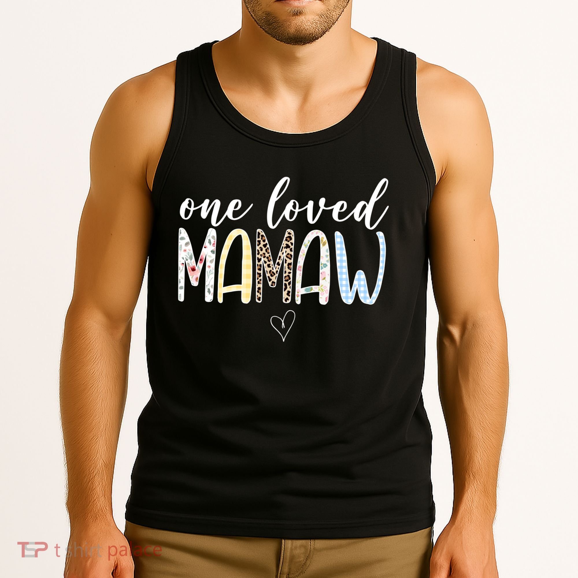One Loved Mamaw Mothers Day Cute Tank Top