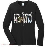 One Loved Mamaw Mothers Day Cute Women's Long Sleeve Shirt thumb 0