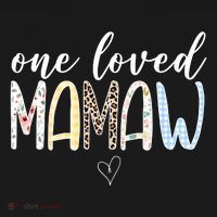 One Loved Mamaw Mothers Day Cute Women's Long Sleeve Shirt thumb 2