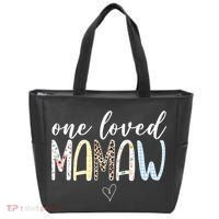 One Loved Mamaw Mothers Day Cute Tote Bag thumb 0