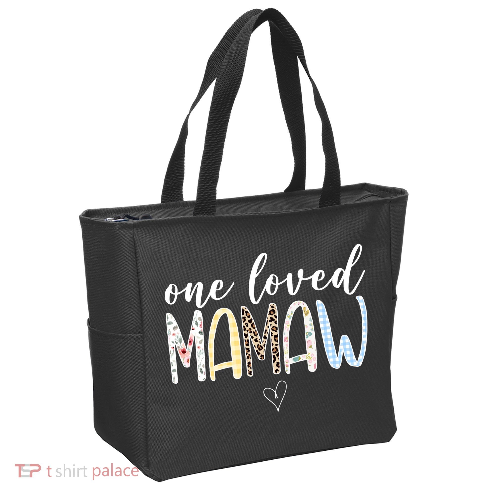 One Loved Mamaw Mothers Day Cute Tote Bag