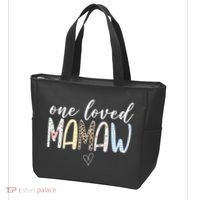 One Loved Mamaw Mothers Day Cute Tote Bag thumb 3