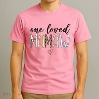 One Loved Mamaw Mothers Day Cute T-Shirt thumb 3
