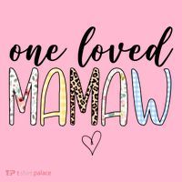 One Loved Mamaw Mothers Day Cute Coaster thumb 2
