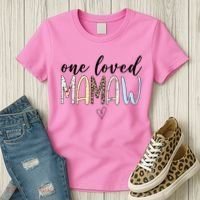 One Loved Mamaw Mothers Day Cute Women's T-Shirt thumb 3