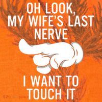 Oh Look My Wifes Last Nerve I Want To Touch It Fun Husband Kati Licensed 12" Camo Cuffed Beanie thumb 2