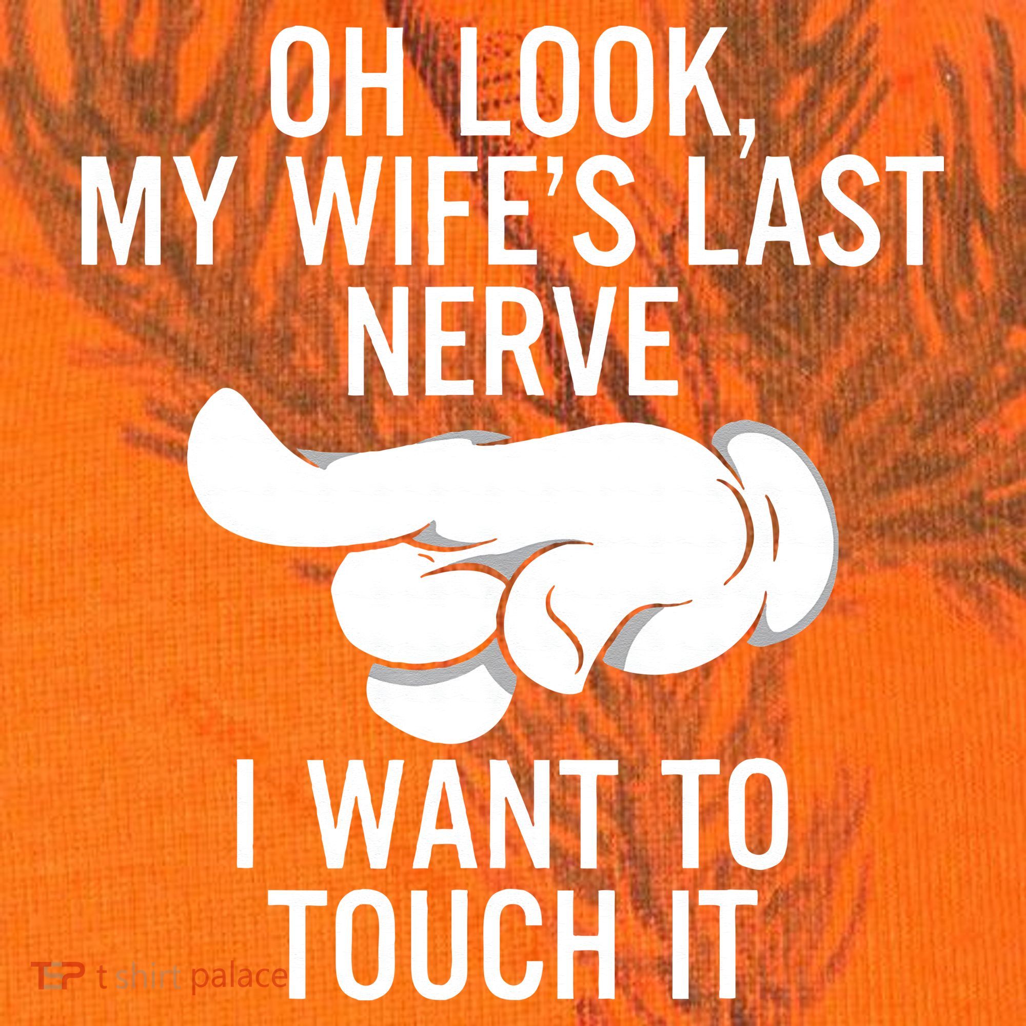 Oh Look My Wifes Last Nerve I Want To Touch It Fun Husband Kati Licensed 12" Camo Cuffed Beanie